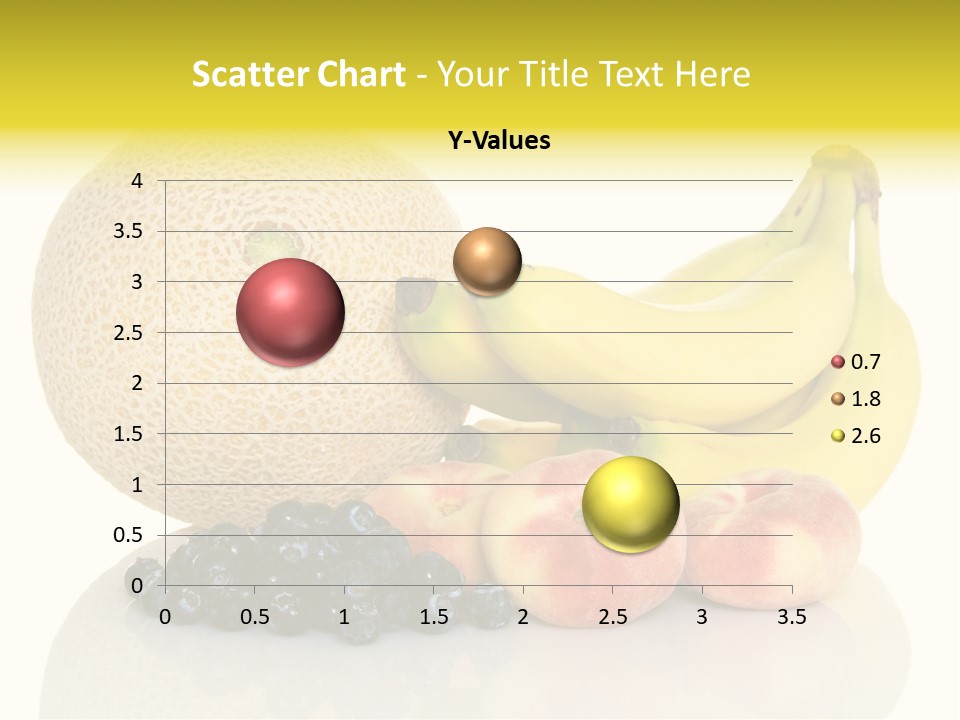 Cantaloup Peach Health PowerPoint Template