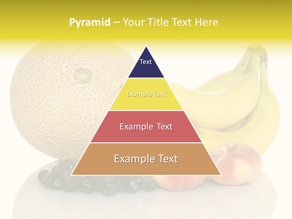 Cantaloup Peach Health PowerPoint Template