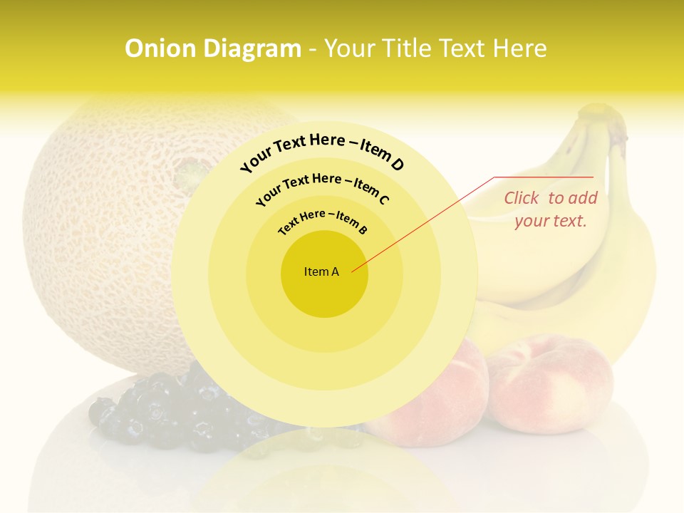 Cantaloup Peach Health PowerPoint Template