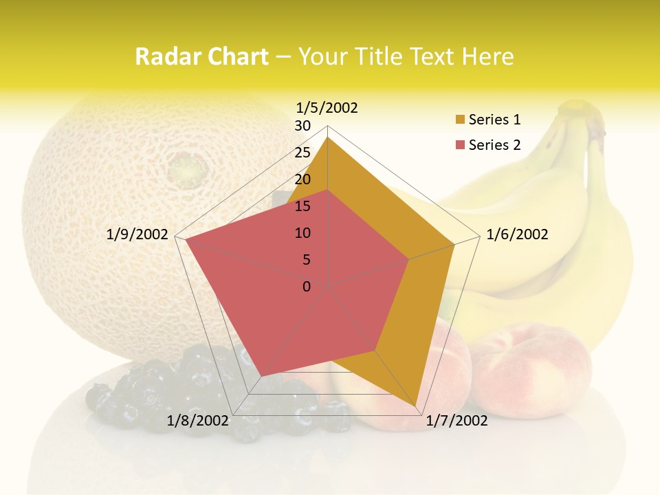 Cantaloup Peach Health PowerPoint Template