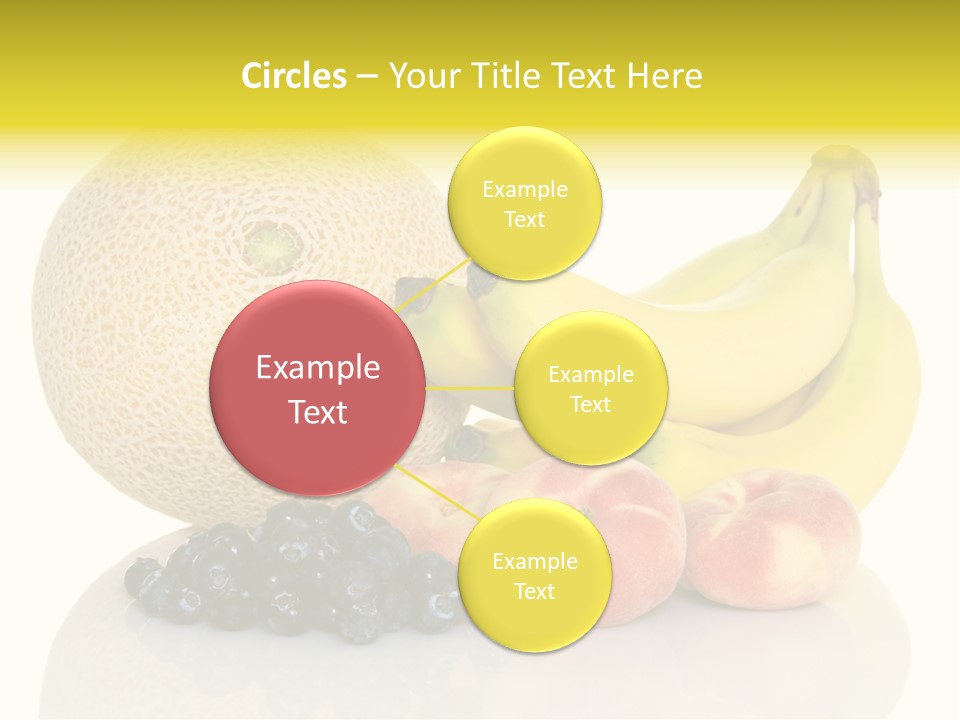 Cantaloup Peach Health PowerPoint Template