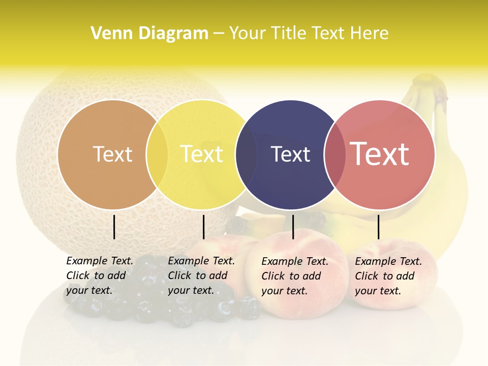 Cantaloup Peach Health PowerPoint Template