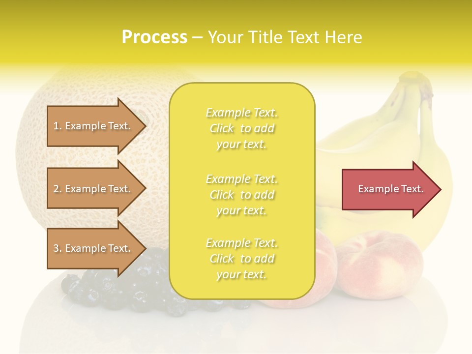 Cantaloup Peach Health PowerPoint Template