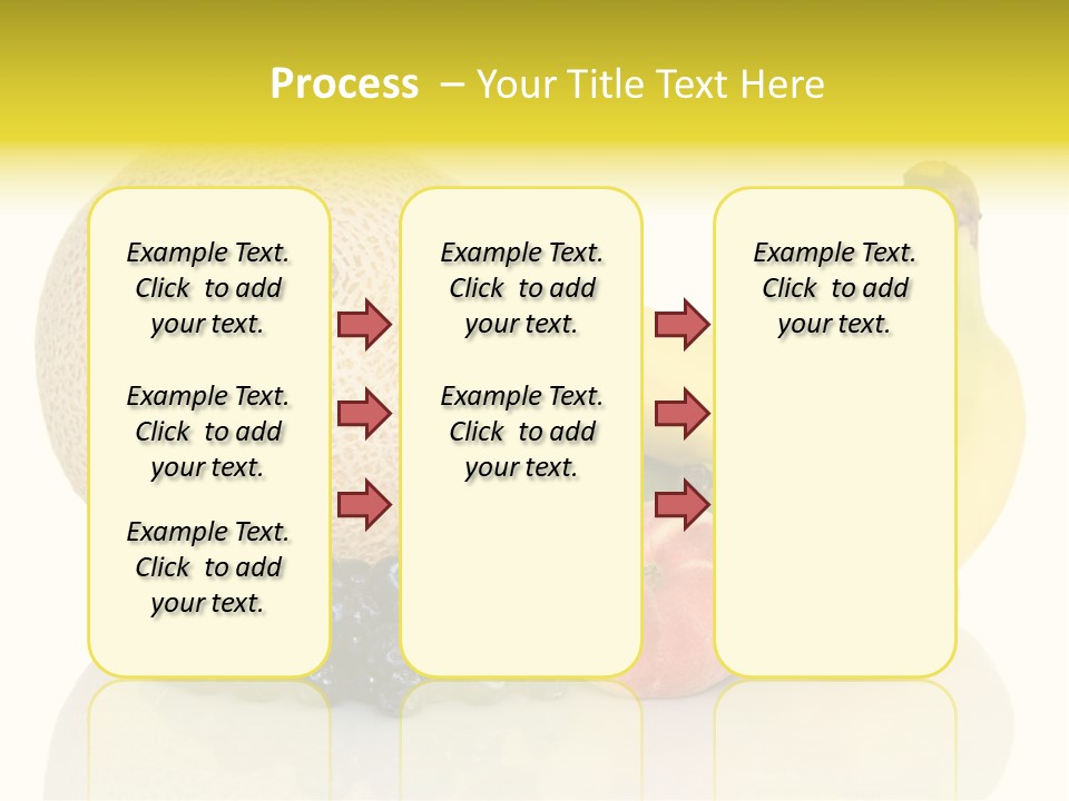Cantaloup Peach Health PowerPoint Template