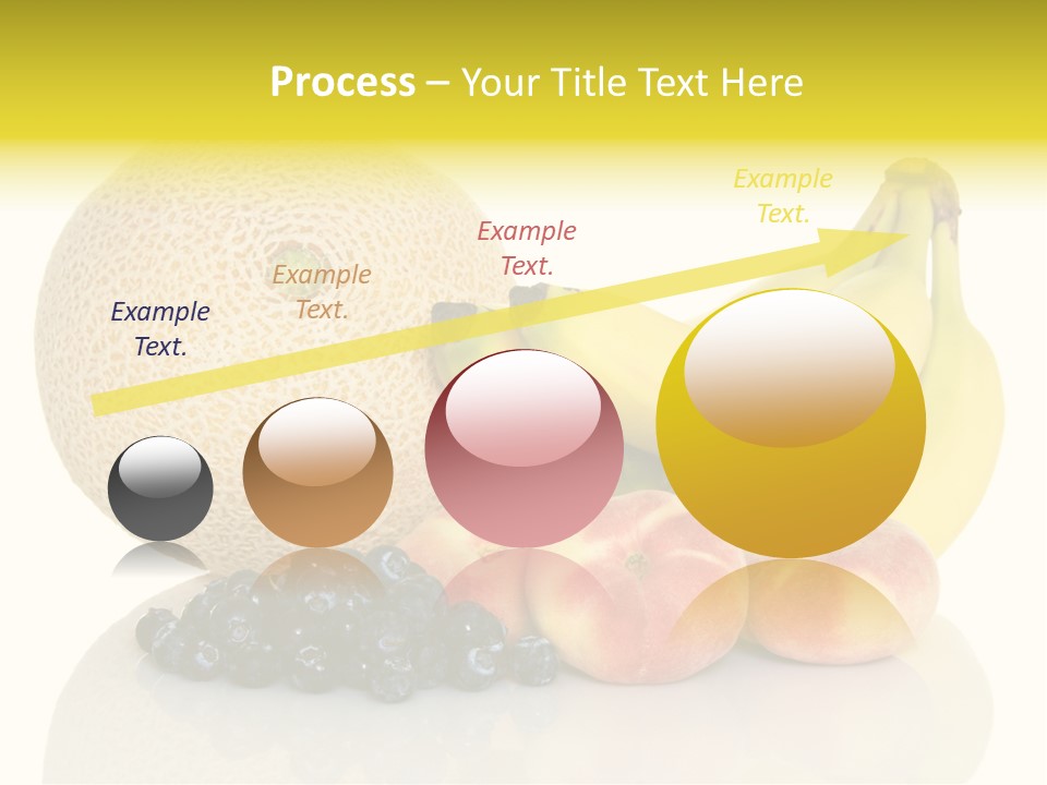 Cantaloup Peach Health PowerPoint Template