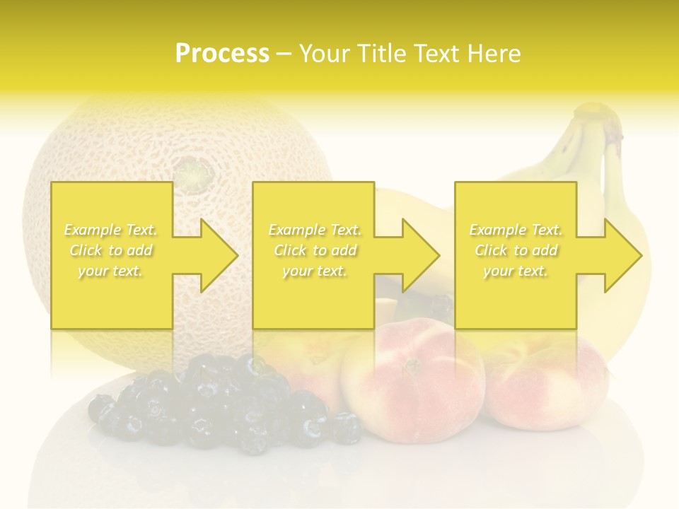 Cantaloup Peach Health PowerPoint Template