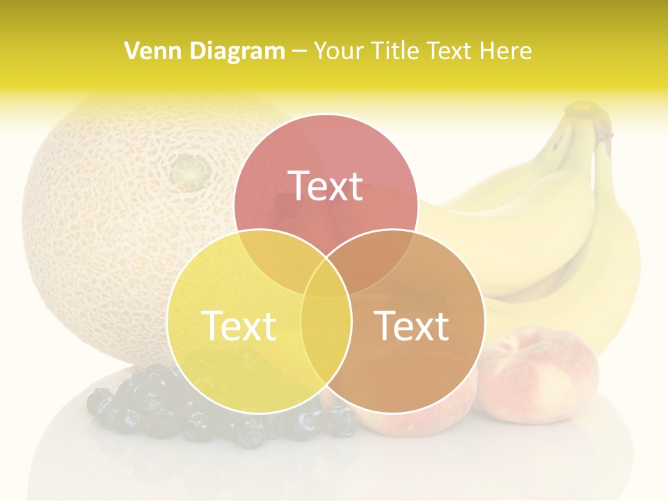 Cantaloup Peach Health PowerPoint Template