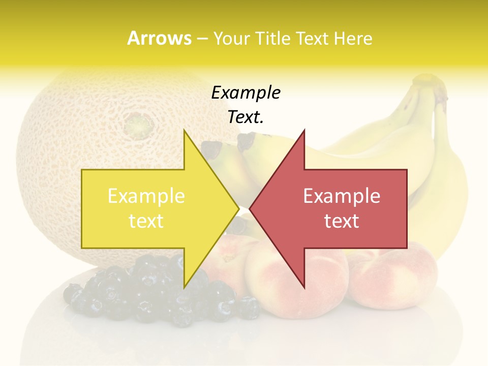 Cantaloup Peach Health PowerPoint Template