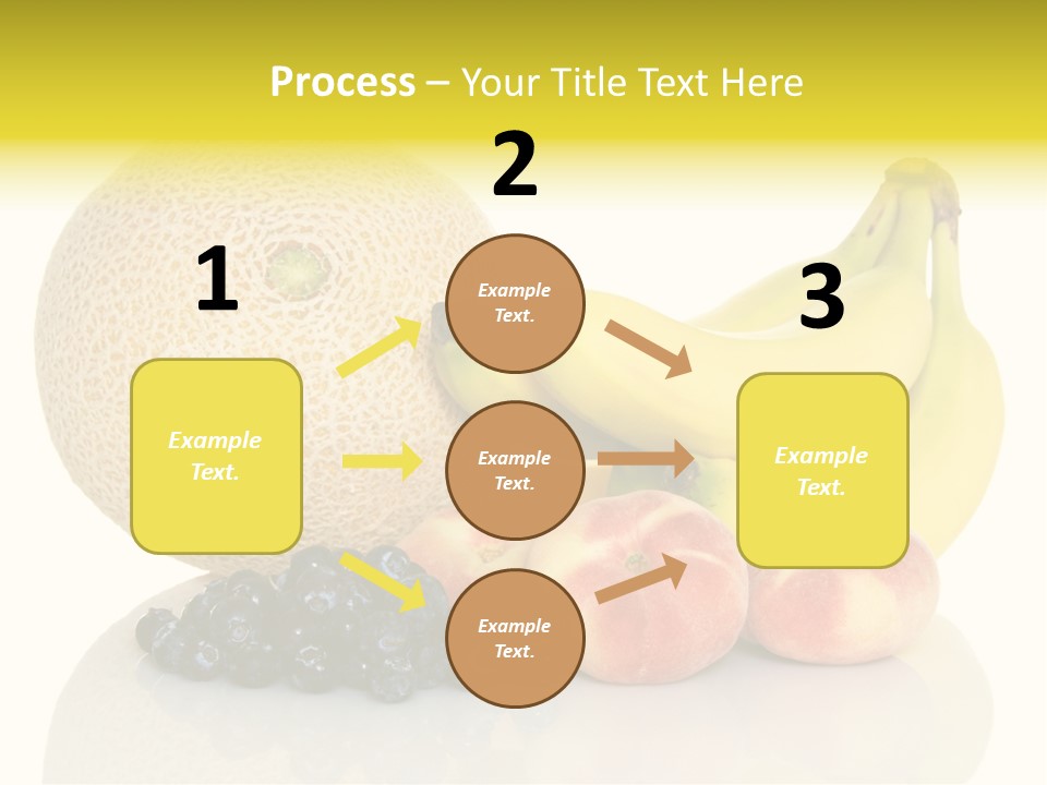 Cantaloup Peach Health PowerPoint Template