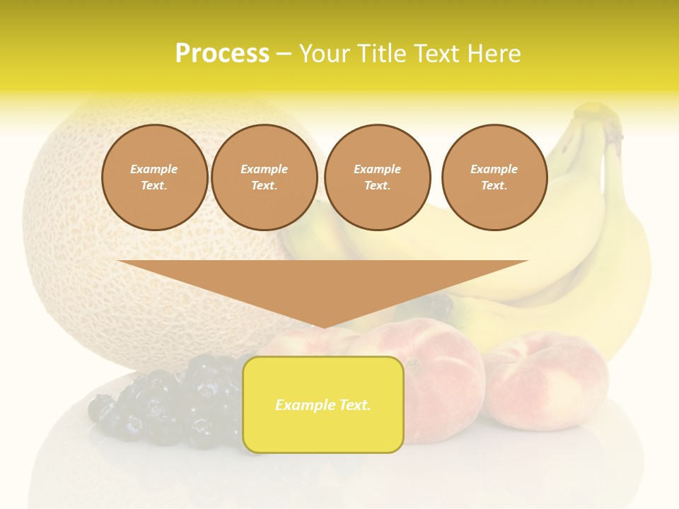 Cantaloup Peach Health PowerPoint Template