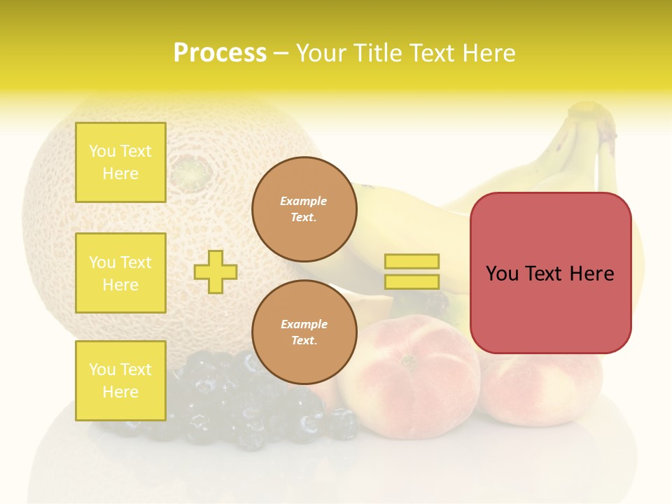 Cantaloup Peach Health PowerPoint Template