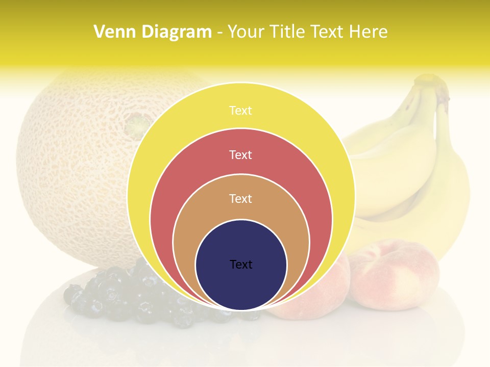 Cantaloup Peach Health PowerPoint Template