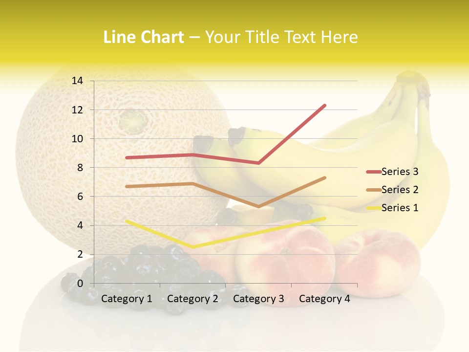 Cantaloup Peach Health PowerPoint Template