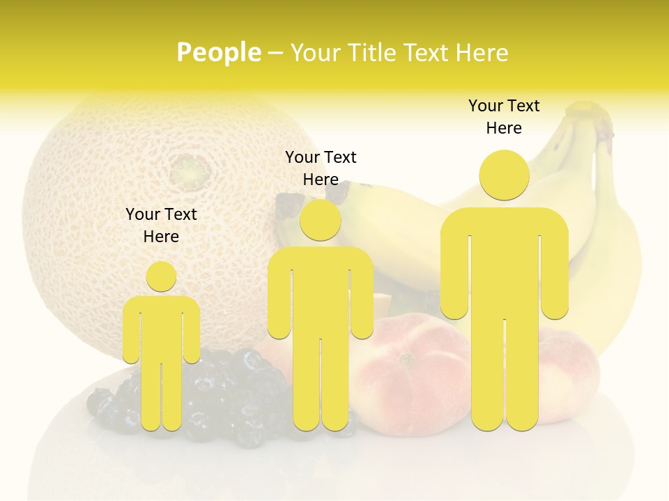 Cantaloup Peach Health PowerPoint Template