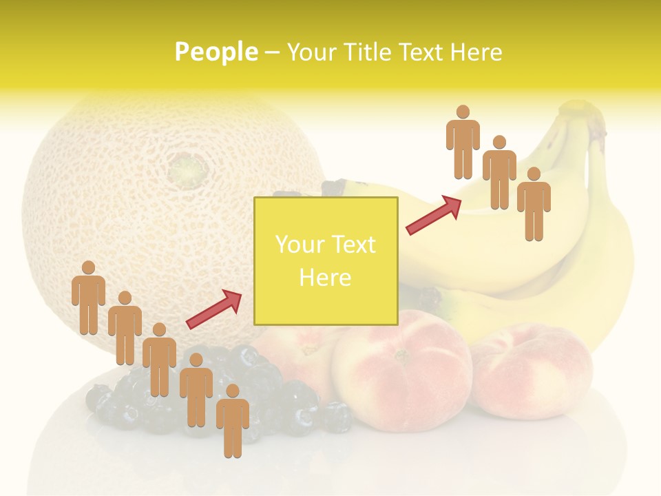 Cantaloup Peach Health PowerPoint Template