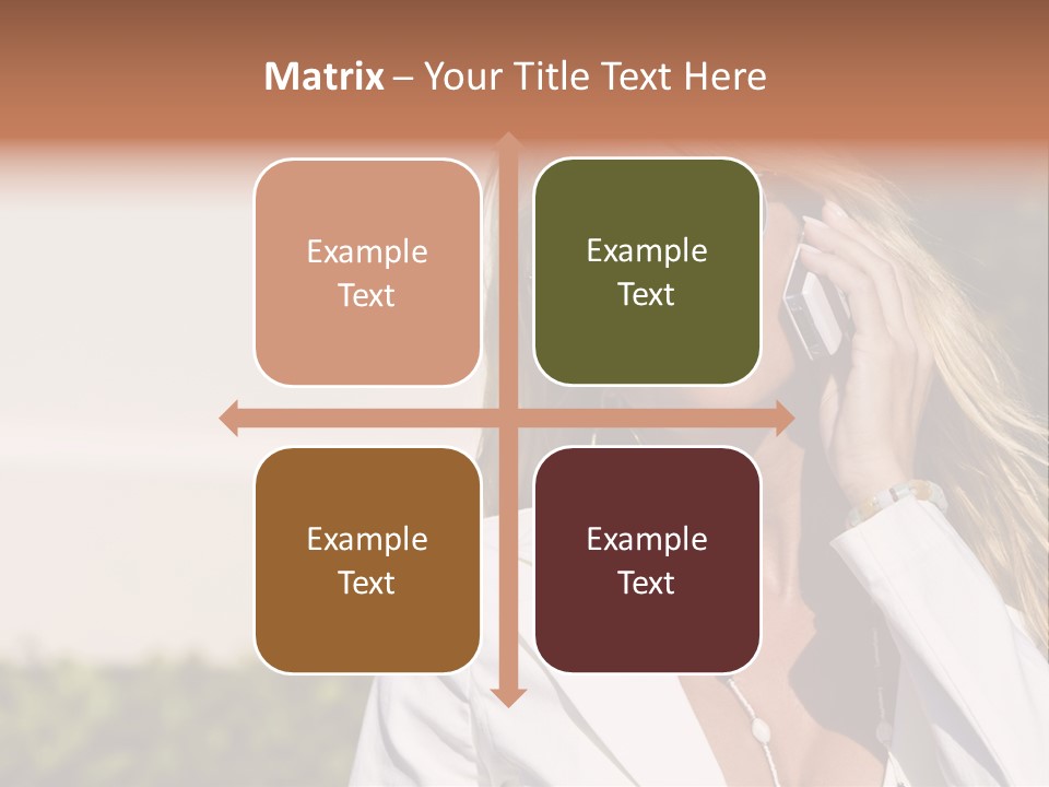 Pretty Talking Cell PowerPoint Template