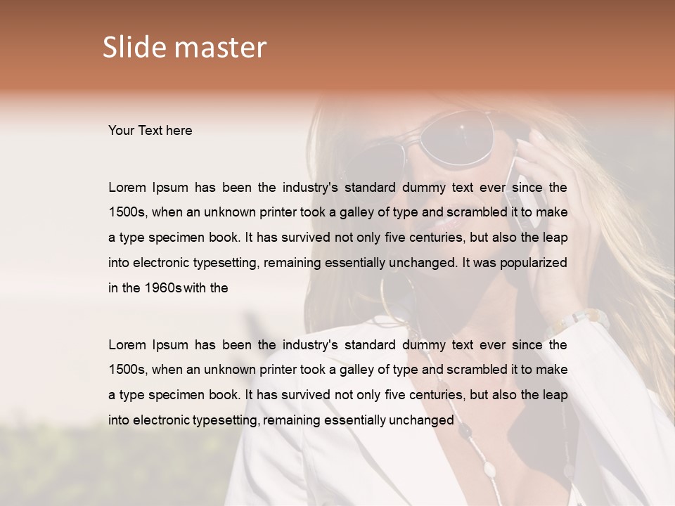 Pretty Talking Cell PowerPoint Template