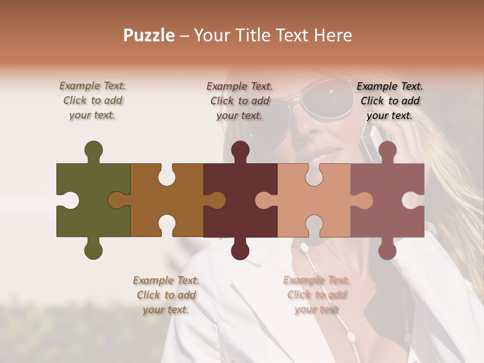 Pretty Talking Cell PowerPoint Template
