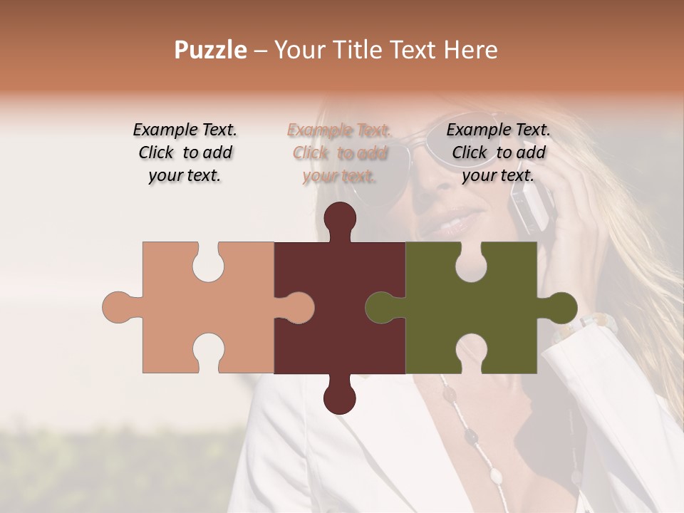 Pretty Talking Cell PowerPoint Template