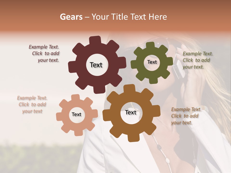 Pretty Talking Cell PowerPoint Template