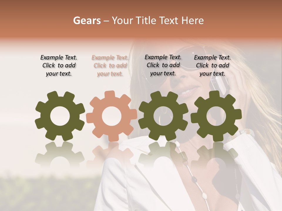 Pretty Talking Cell PowerPoint Template