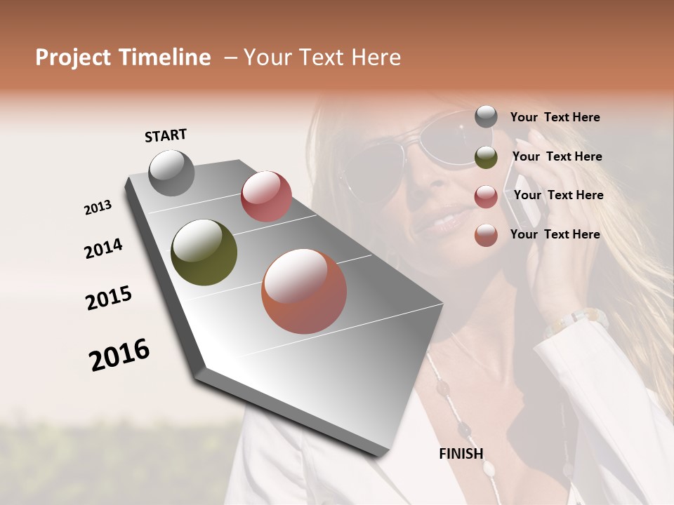 Pretty Talking Cell PowerPoint Template