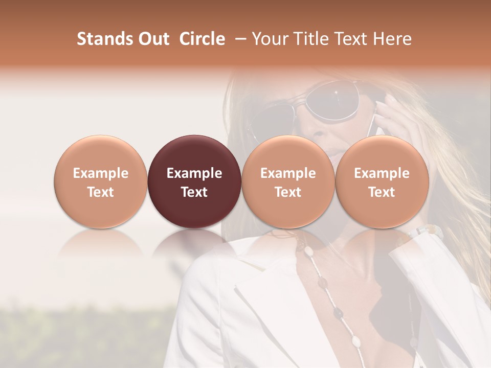 Pretty Talking Cell PowerPoint Template
