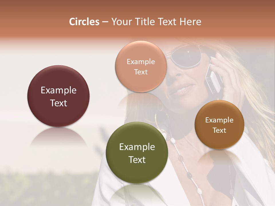 Pretty Talking Cell PowerPoint Template