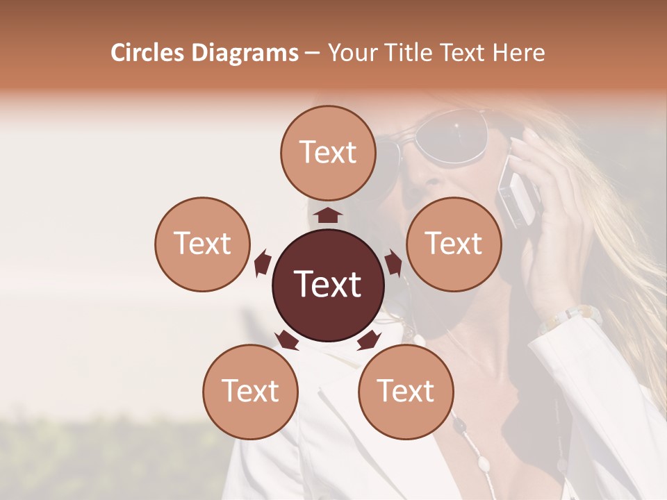 Pretty Talking Cell PowerPoint Template