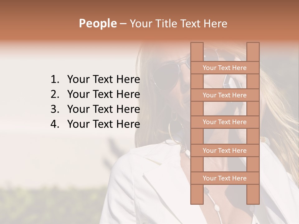Pretty Talking Cell PowerPoint Template