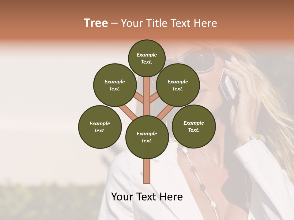 Pretty Talking Cell PowerPoint Template