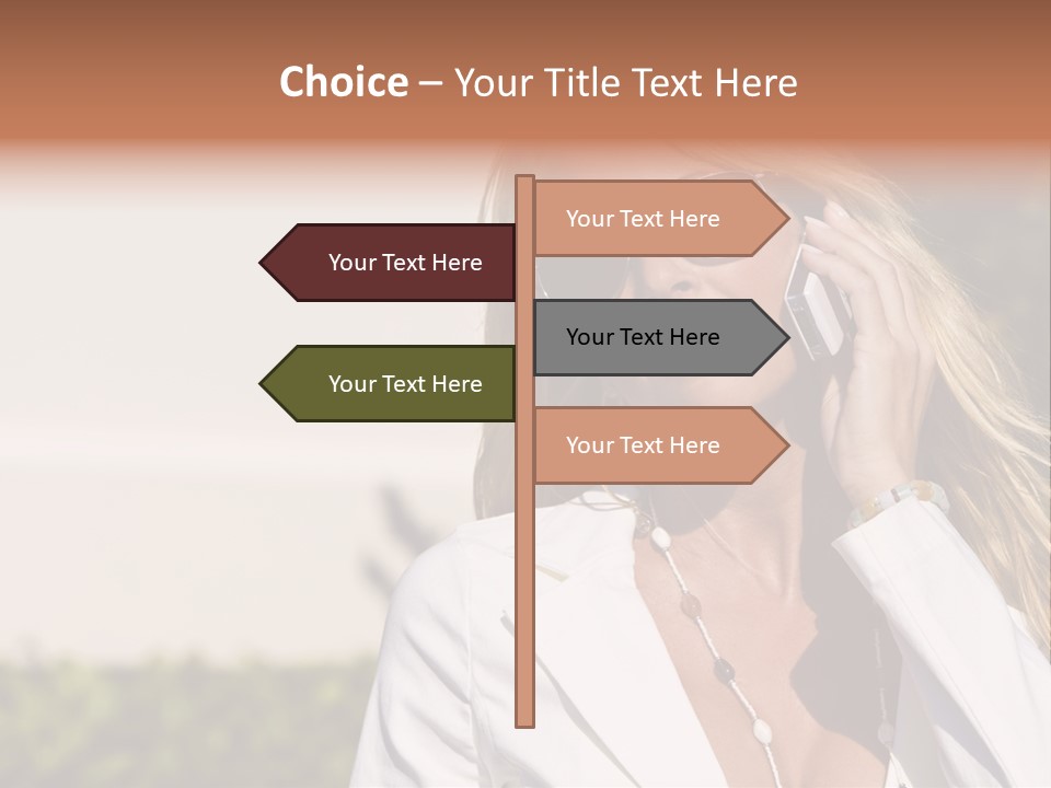 Pretty Talking Cell PowerPoint Template
