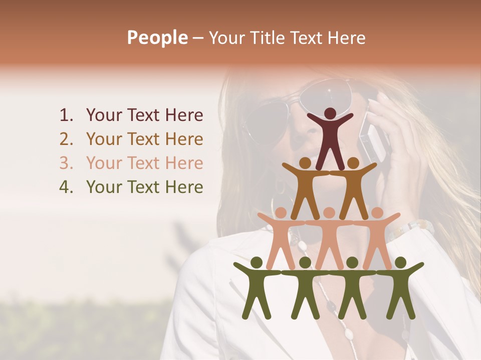 Pretty Talking Cell PowerPoint Template