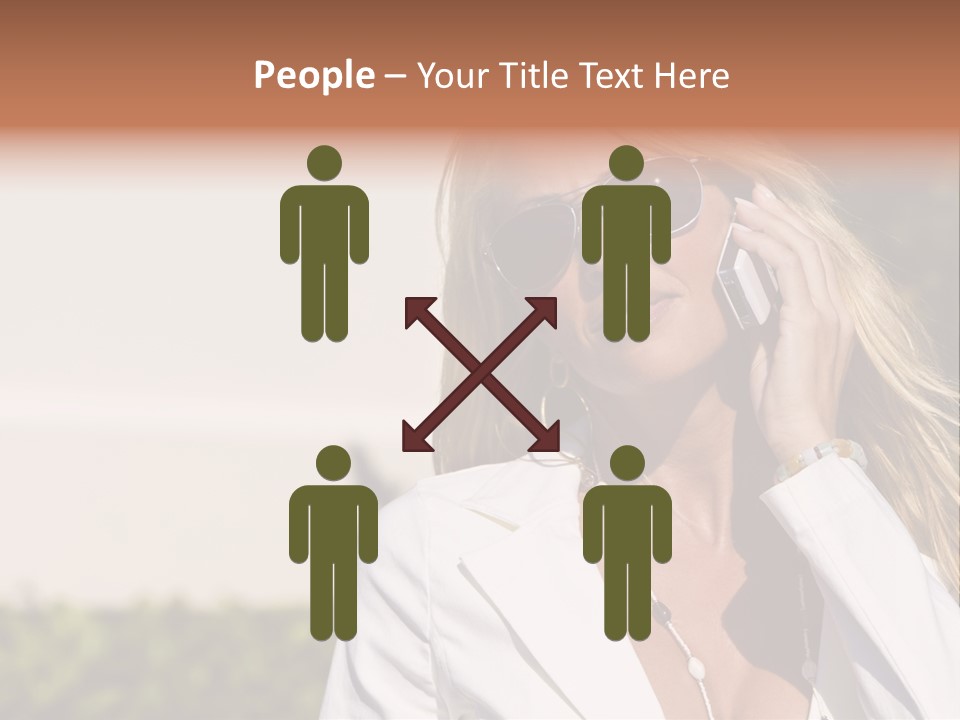 Pretty Talking Cell PowerPoint Template