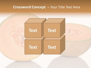 Summer White Background Ripe PowerPoint Template