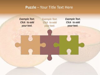 Summer White Background Ripe PowerPoint Template