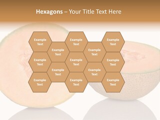 Summer White Background Ripe PowerPoint Template