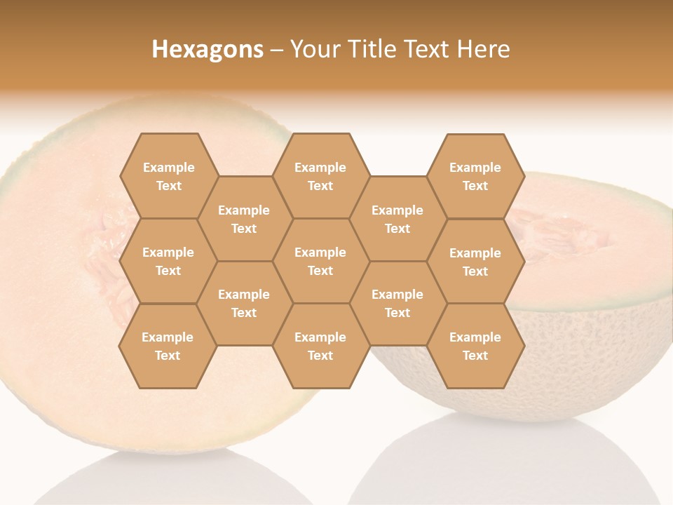 Summer White Background Ripe PowerPoint Template