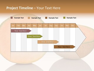 Summer White Background Ripe PowerPoint Template