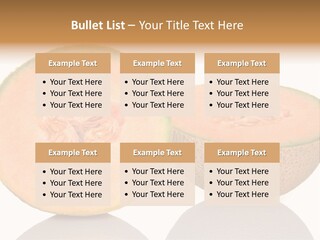 Summer White Background Ripe PowerPoint Template