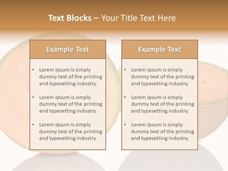 Summer White Background Ripe PowerPoint Template