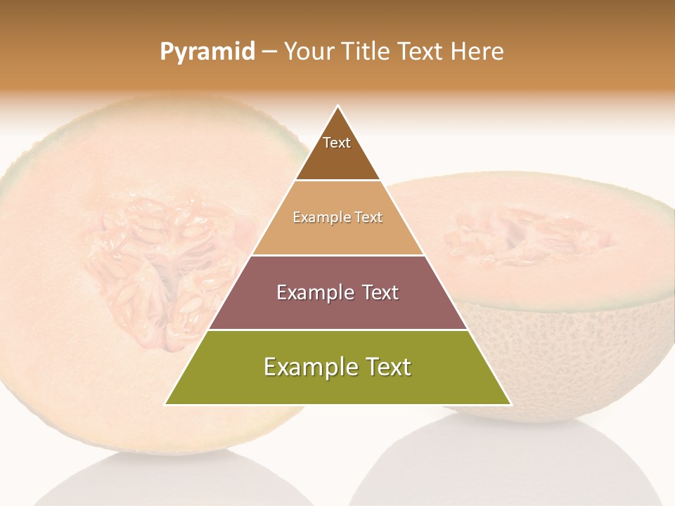 Summer White Background Ripe PowerPoint Template