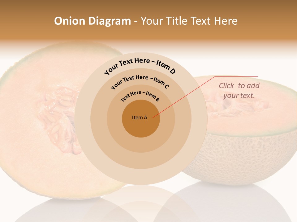 Summer White Background Ripe PowerPoint Template