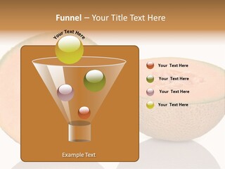 Summer White Background Ripe PowerPoint Template