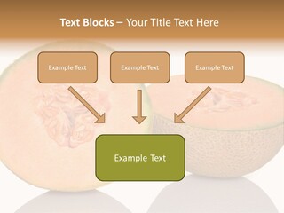 Summer White Background Ripe PowerPoint Template
