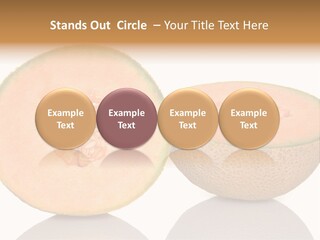 Summer White Background Ripe PowerPoint Template