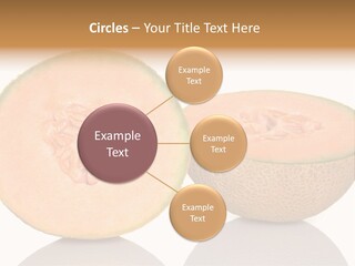 Summer White Background Ripe PowerPoint Template