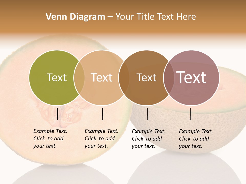 Summer White Background Ripe PowerPoint Template