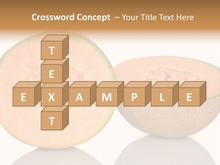 Summer White Background Ripe PowerPoint Template