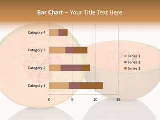 Summer White Background Ripe PowerPoint Template